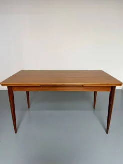 Table à manger extensible en teck design scandinave des années 1960