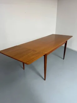 Table à manger extensible en teck design scandinave des années 1960