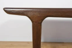 Table à manger extensible en teck de style mid-century conçue par Johannes Andersen pour Uldum Møbelfabrik, Danemark, années 1960.