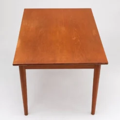 Table à manger extensible en teck, années 1960
