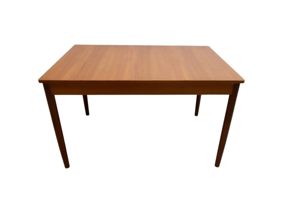 Table à manger extensible en teck, années 1960, Danemark
