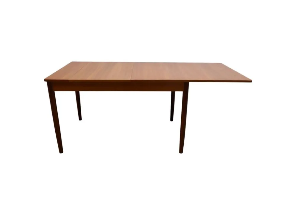 Table à manger extensible en teck, années 1960, Danemark
