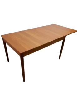 Table à manger extensible en teck, années 1960, Danemark