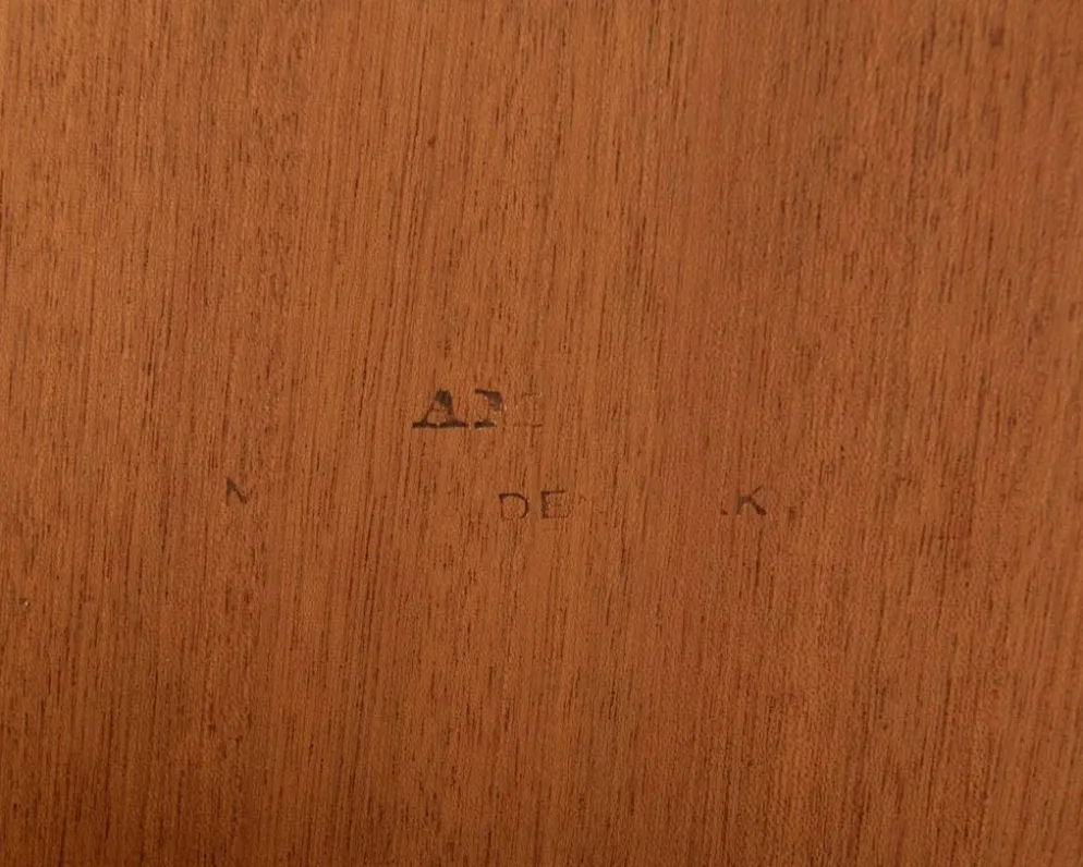 Table à manger extensible en teck moderne danois modèle 24 par Ansager Møbler années 1960.