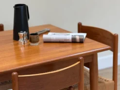 Table à manger extensible en teck danois des années 50 (Johannes Andersen)