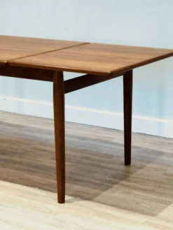Table à manger extensible en teck danois des années 50 (Johannes Andersen)