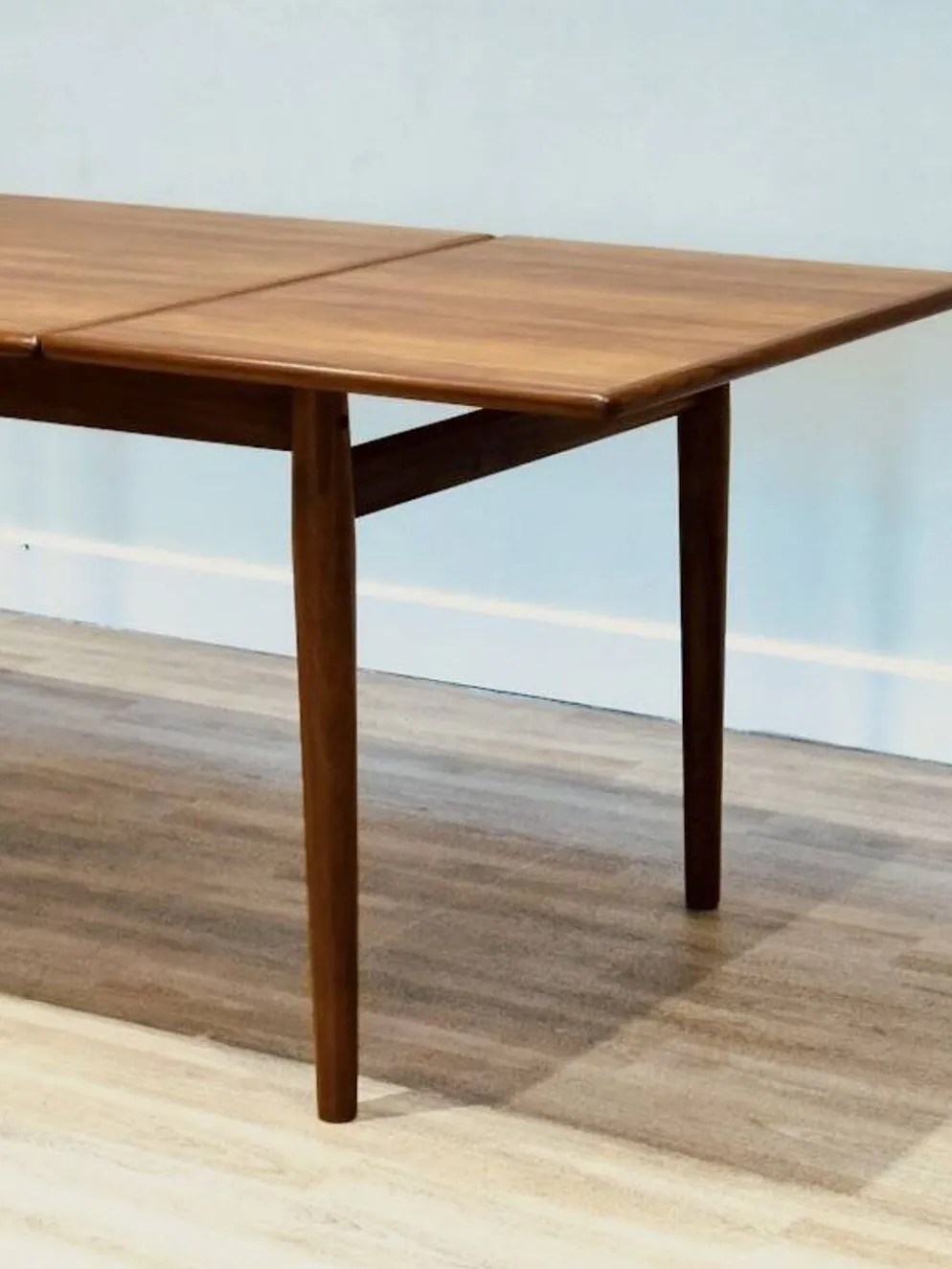 Table à manger extensible en teck danois des années 50 (Johannes Andersen)