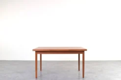 Table à manger extensible en teck danois des années 50 de Rogenstrup Möbelfabrik