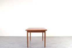 Table à manger extensible en teck danois des années 50 de Rogenstrup Möbelfabrik