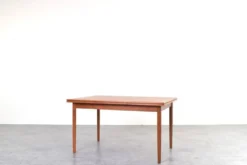 Table à manger extensible en teck danois des années 50 de Rogenstrup Möbelfabrik