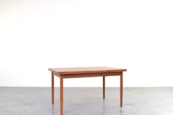 Table à manger extensible en teck danois des années 50 de Rogenstrup Möbelfabrik