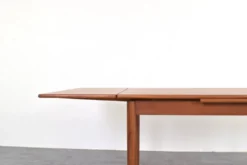 Table à manger extensible en teck danois des années 50 de Rogenstrup Möbelfabrik
