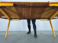 Table à manger extensible en teck danois des années 1960