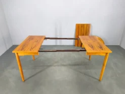 Table à manger extensible en teck danois des années 1960
