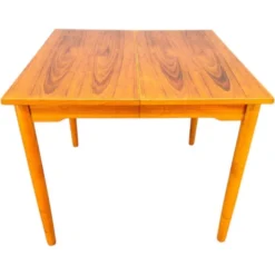 Table à manger extensible en teck danois des années 1960