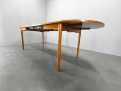 Table à manger extensible en teck danois des années 1960