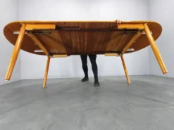 Table à manger extensible en teck danois des années 1960