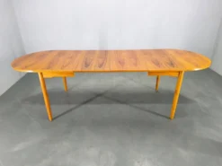 Table à manger extensible en teck danois des années 1960