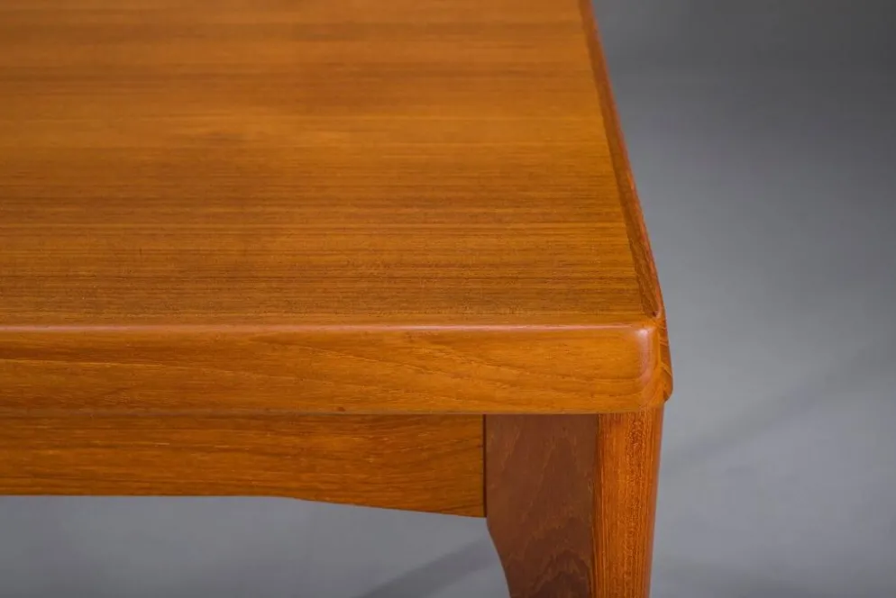 Table à manger extensible en teck par Henning Kjaernulf pour Vejle Stole & Møbelfabrik