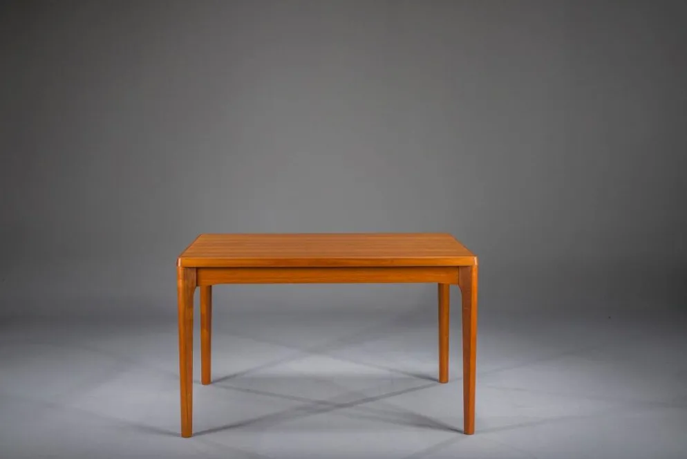 Table à manger extensible en teck par Henning Kjaernulf pour Vejle Stole & Møbelfabrik