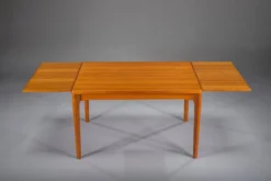 Table à manger extensible en teck par Henning Kjaernulf pour Vejle Stole & Møbelfabrik