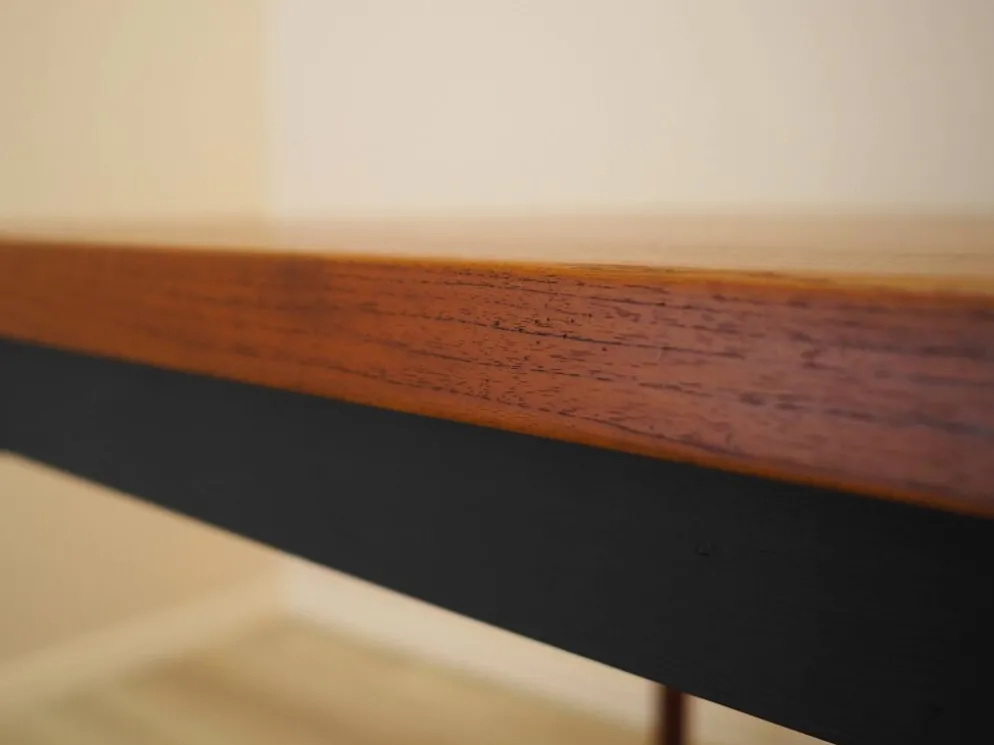 Table à manger extensible en teck Henning Kjærnulf, Vejle, années 1960