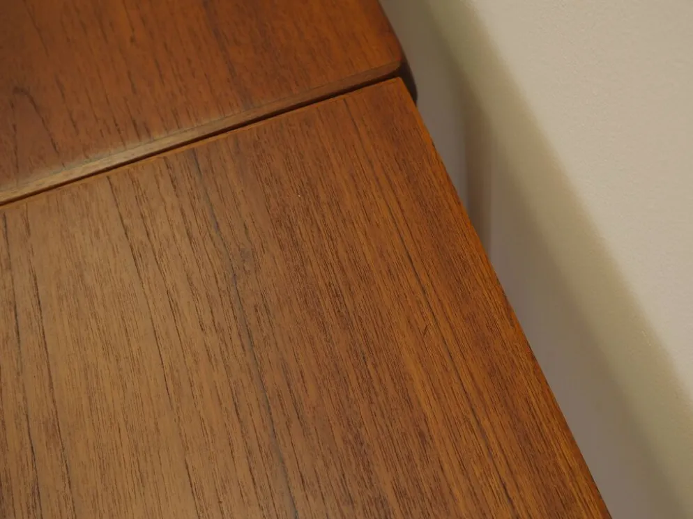 Table à manger extensible en teck Henning Kjærnulf, Vejle, années 1960