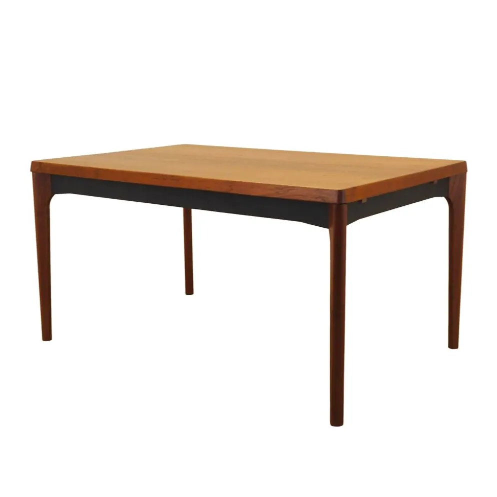 Table à manger extensible en teck Henning Kjærnulf, Vejle, années 1960