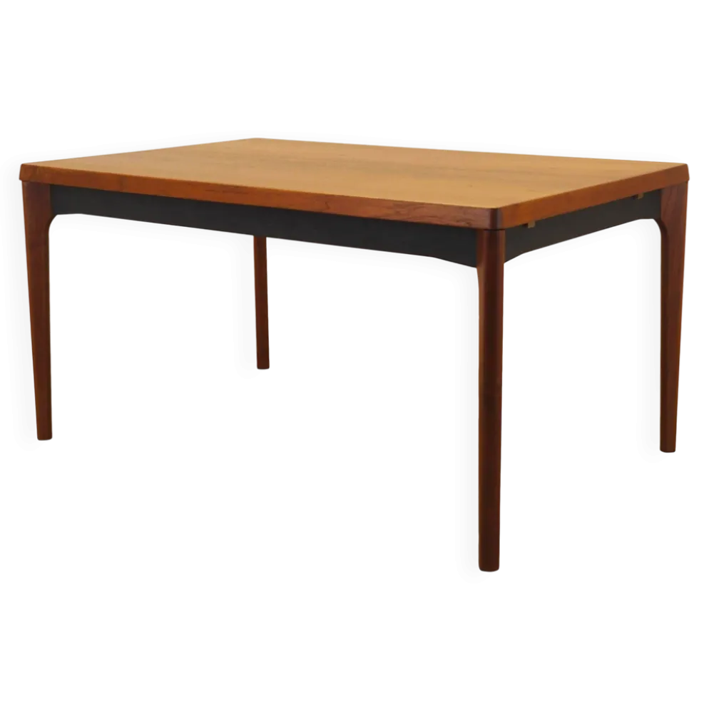Table à manger extensible en teck Henning Kjærnulf, Vejle, années 1960
