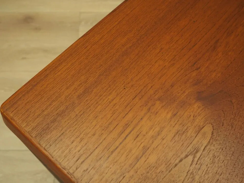 Table à manger extensible en teck Henning Kjærnulf, Vejle, années 1960