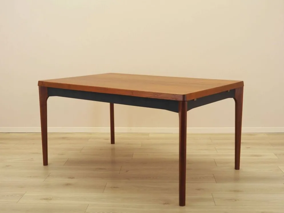 Table à manger extensible en teck Henning Kjærnulf, Vejle, années 1960