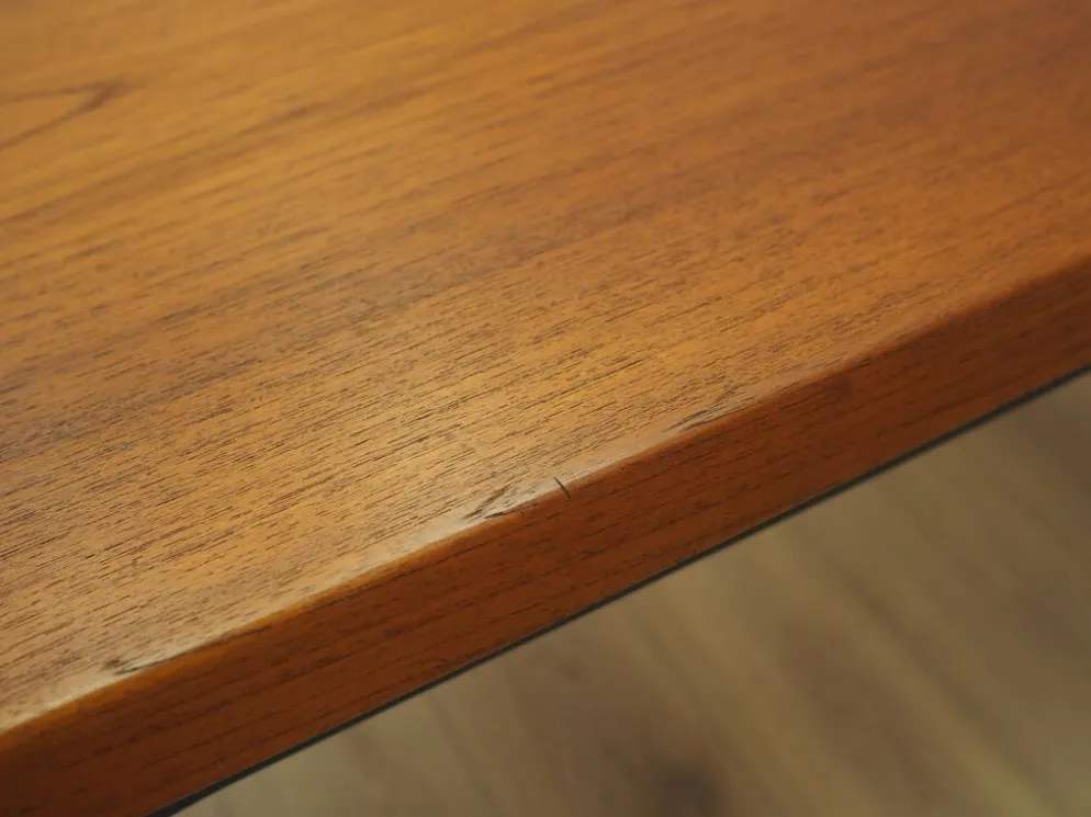 Table à manger extensible en teck Henning Kjærnulf, Vejle, années 1960