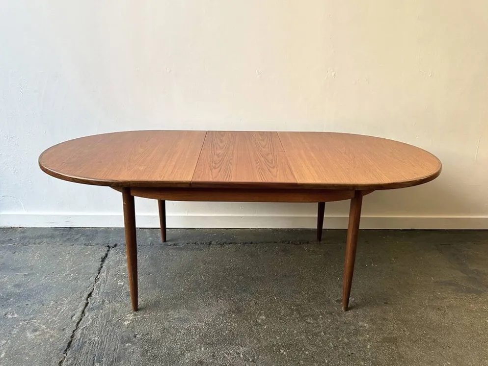 Table à manger extensible G Plan Fresco moderne du milieu du siècle des années 1960