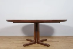Table à manger extensible ovale en palissandre du milieu du siècle par Skovby, Danemark, années 1960.