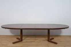 Table à manger extensible ovale en palissandre du milieu du siècle par Skovby, Danemark, années 1960.