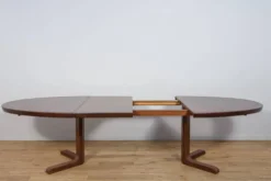 Table à manger extensible ovale en palissandre du milieu du siècle par Skovby, Danemark, années 1960.