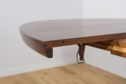Table à manger extensible ovale en palissandre du milieu du siècle par Skovby, Danemark, années 1960.