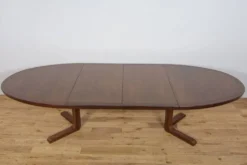 Table à manger extensible ovale en palissandre du milieu du siècle par Skovby, Danemark, années 1960.
