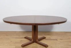 Table à manger extensible ovale en palissandre du milieu du siècle par Skovby, Danemark, années 1960.
