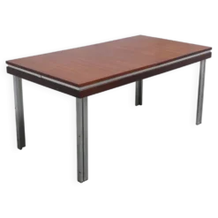 Table à manger extensible par Roger De Winter pour E.M.Y., années 1960.