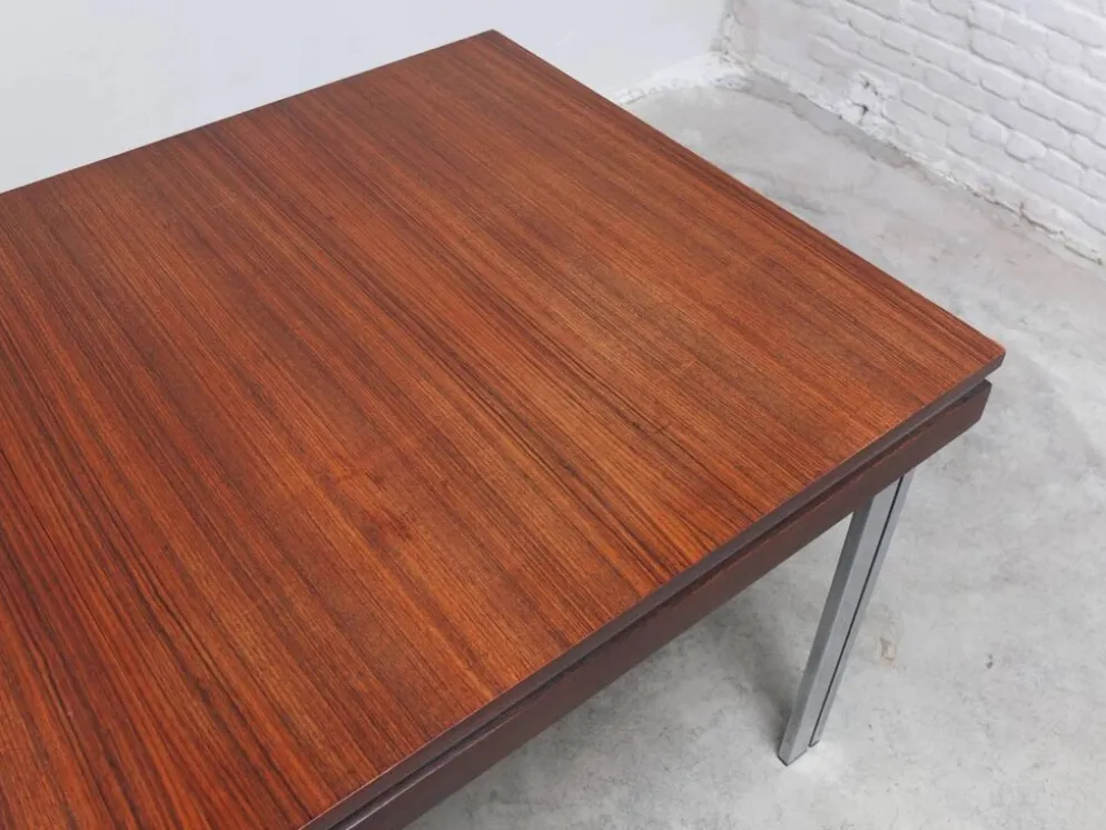 Table à manger extensible par Roger De Winter pour E.M.Y., années 1960.