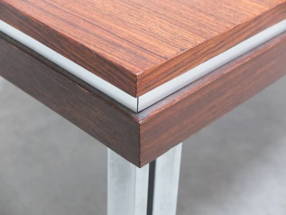 Table à manger extensible par Roger De Winter pour E.M.Y., années 1960.