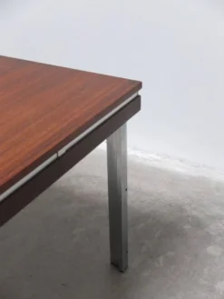 Table à manger extensible par Roger De Winter pour E.M.Y., années 1960.