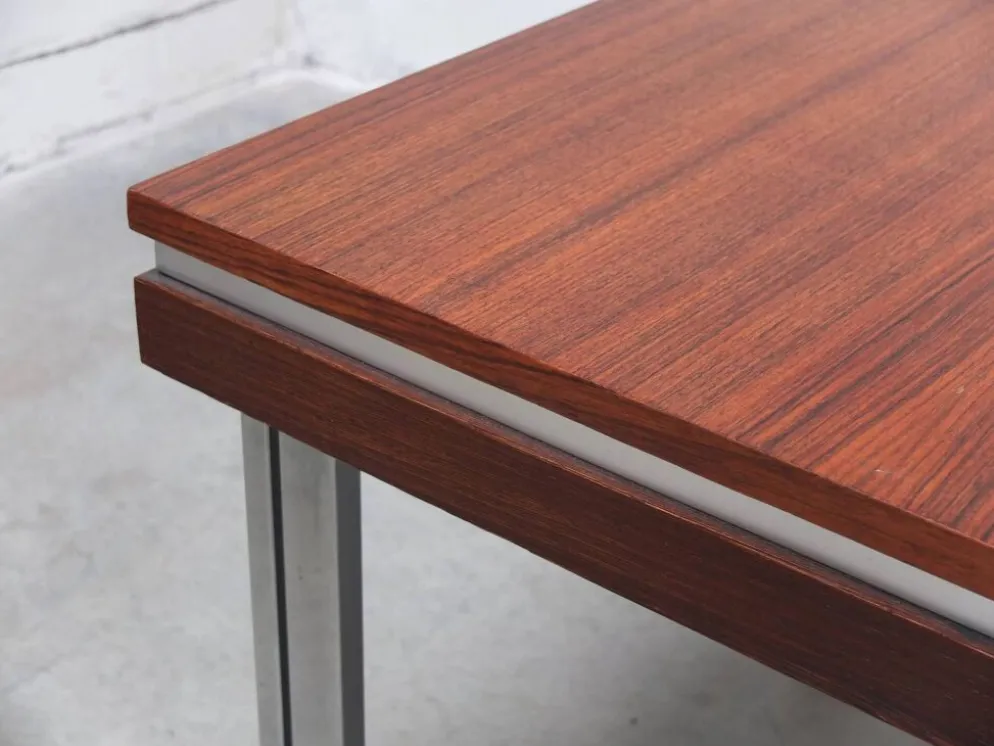 Table à manger extensible par Roger De Winter pour E.M.Y., années 1960.