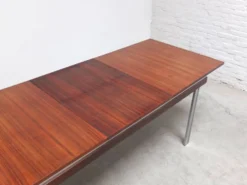 Table à manger extensible par Roger De Winter pour E.M.Y., années 1960.