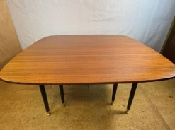 Table à manger extensible pliante en teck et tola vintage rétro des années 50 GPlan