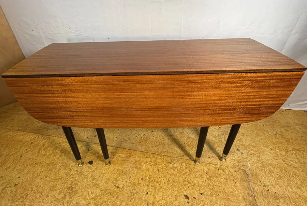 Table à manger extensible pliante en teck et tola vintage rétro des années 50 GPlan