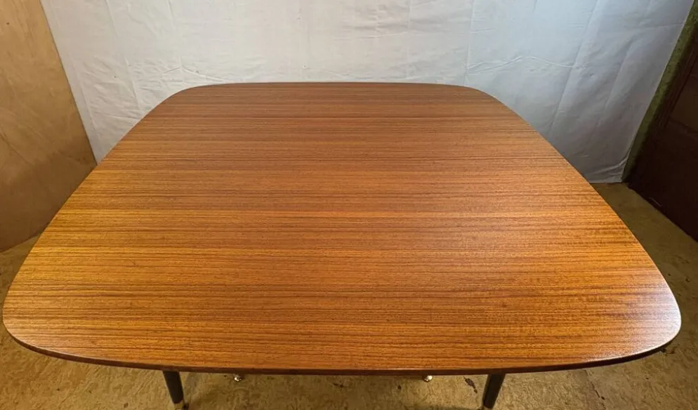 Table à manger extensible pliante en teck et tola vintage rétro des années 50 GPlan