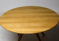 Table à manger extensible PP75 de Hans J. Wegner en chêne