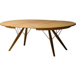 Table à manger extensible PP75 de Hans J. Wegner en chêne
